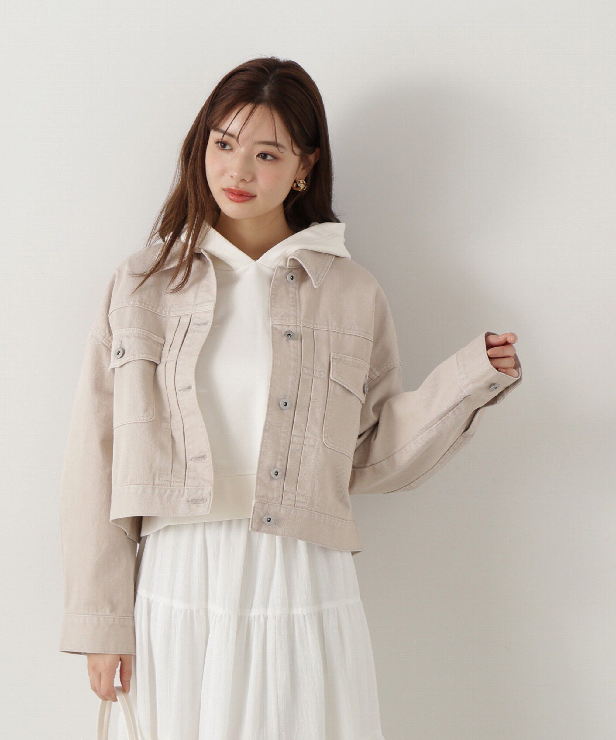 PROPORTION BODY DRESSING「リボンブローチ付きフーディー」|Tシャツ・カットソー|