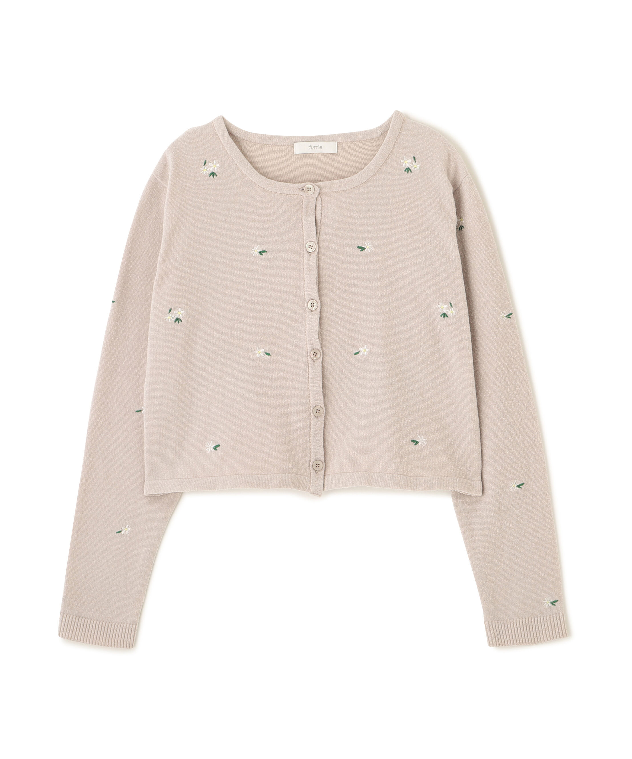 PROPORTION BODY DRESSING「＜a/mie＞エンブロイダリーモールカーディガン」|カーディガン|