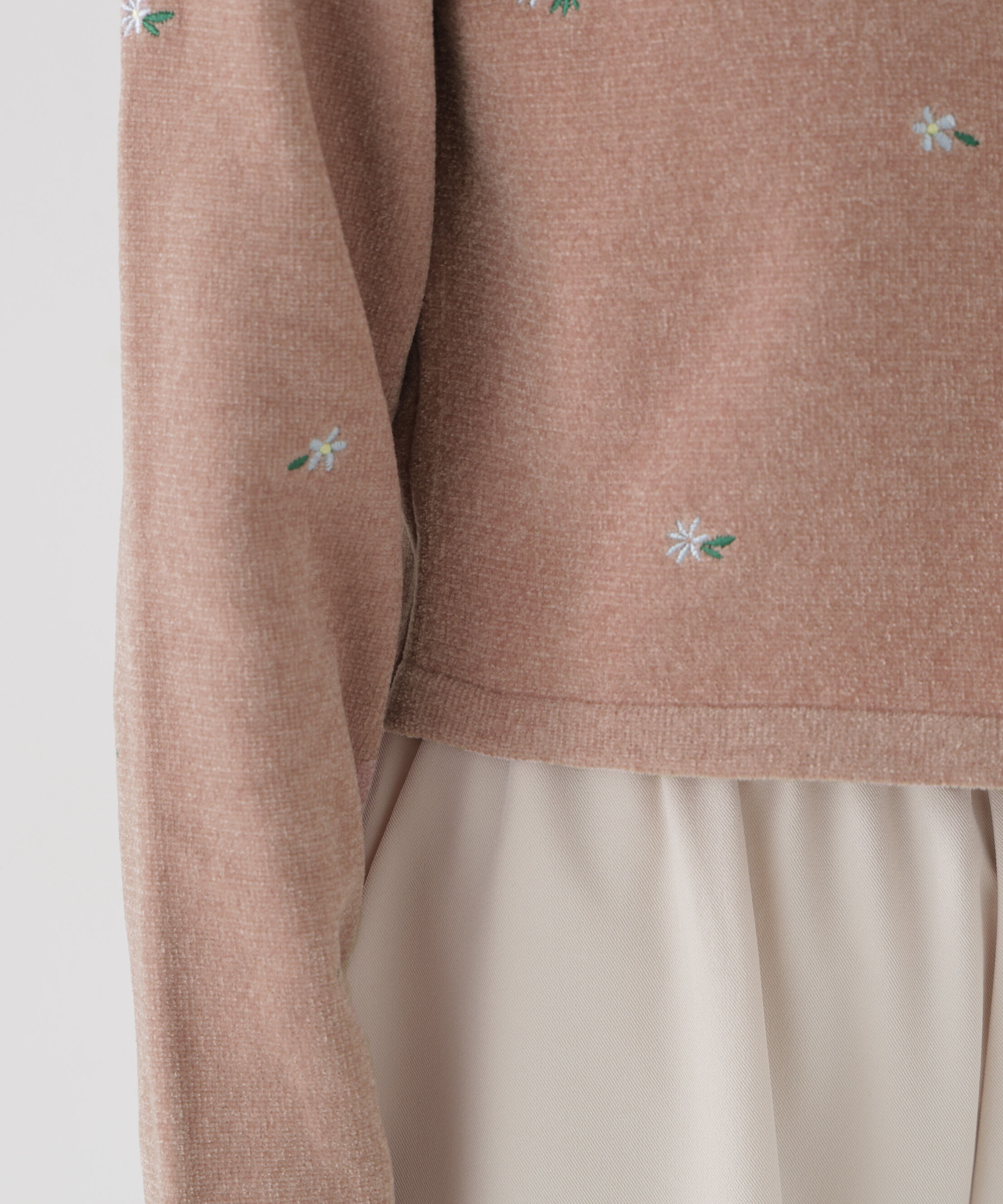 PROPORTION BODY DRESSING「＜a/mie＞エンブロイダリーモールカーディガン」|カーディガン|