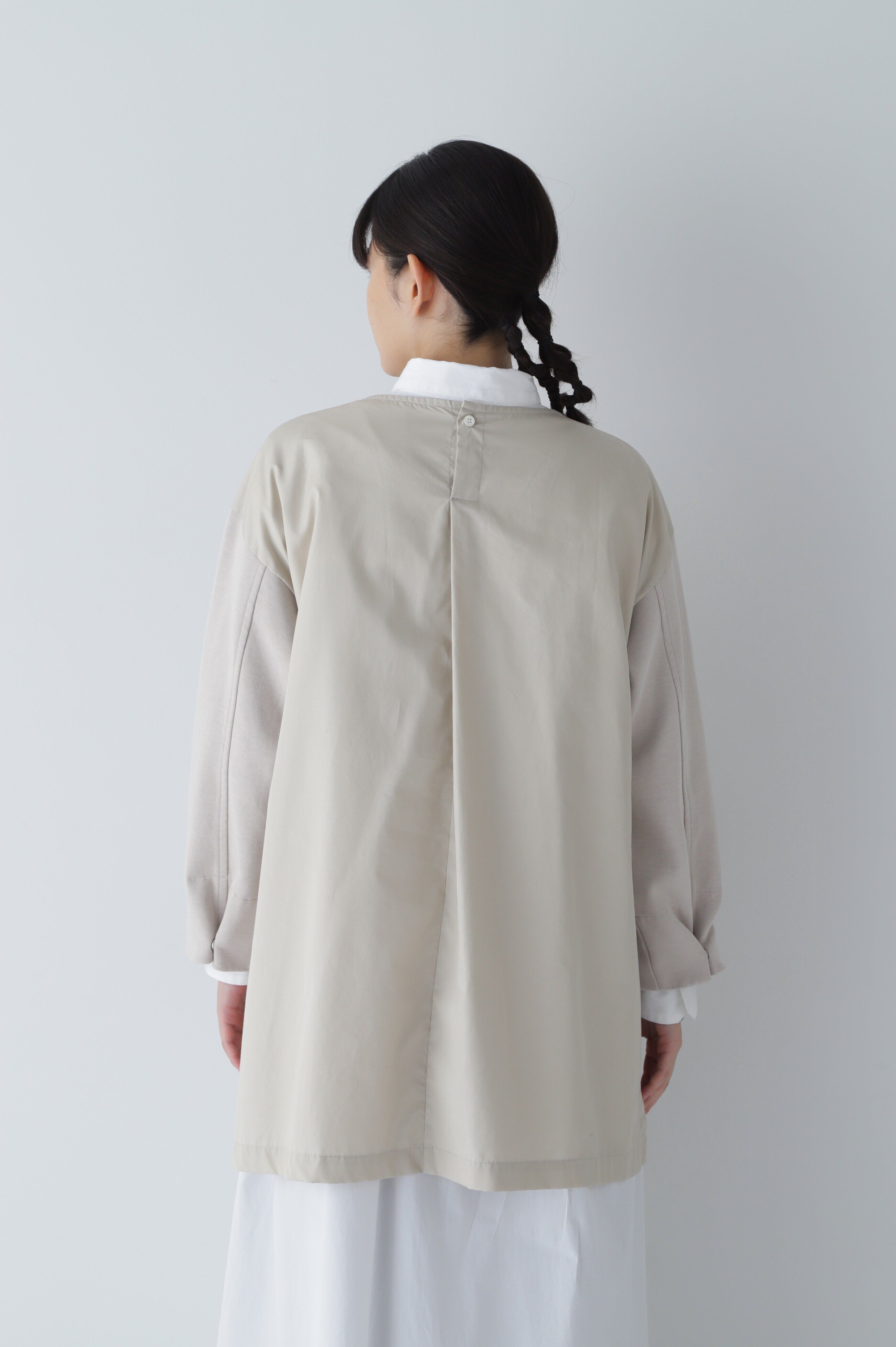  「◆布帛コンビダンボールニット」|Tシャツ・カットソー|