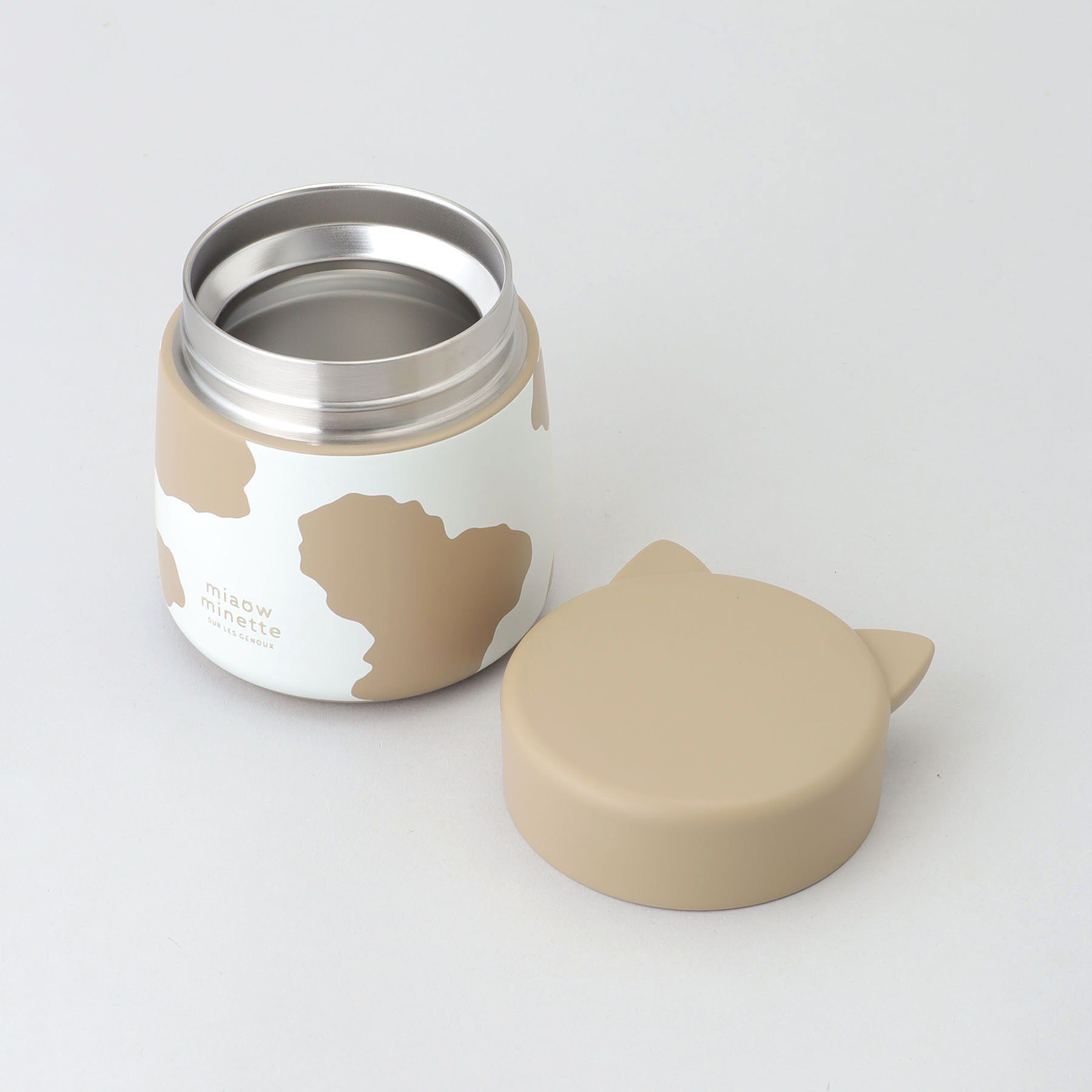 212 KITCHEN STORE「にゃお ねこみみステンレススープポット BE」|食器・キッチングッズ|