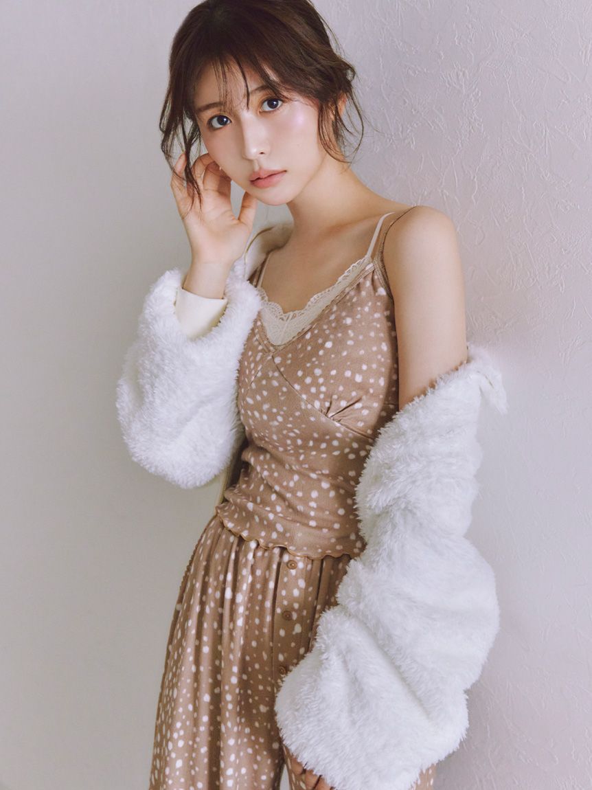 SNIDEL HOME「ポインテールプリントロングパンツ」|ルームウェア|