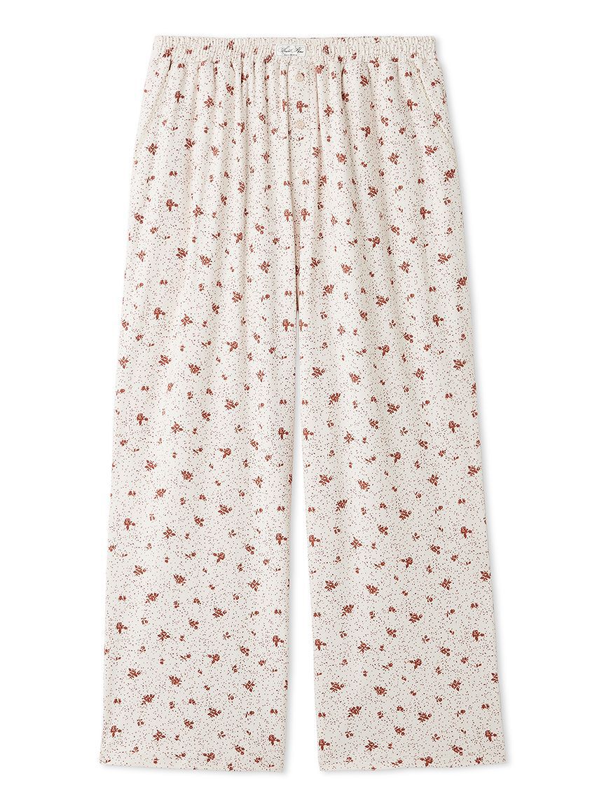 SNIDEL HOME「ポインテールプリントロングパンツ」|ルームウェア|