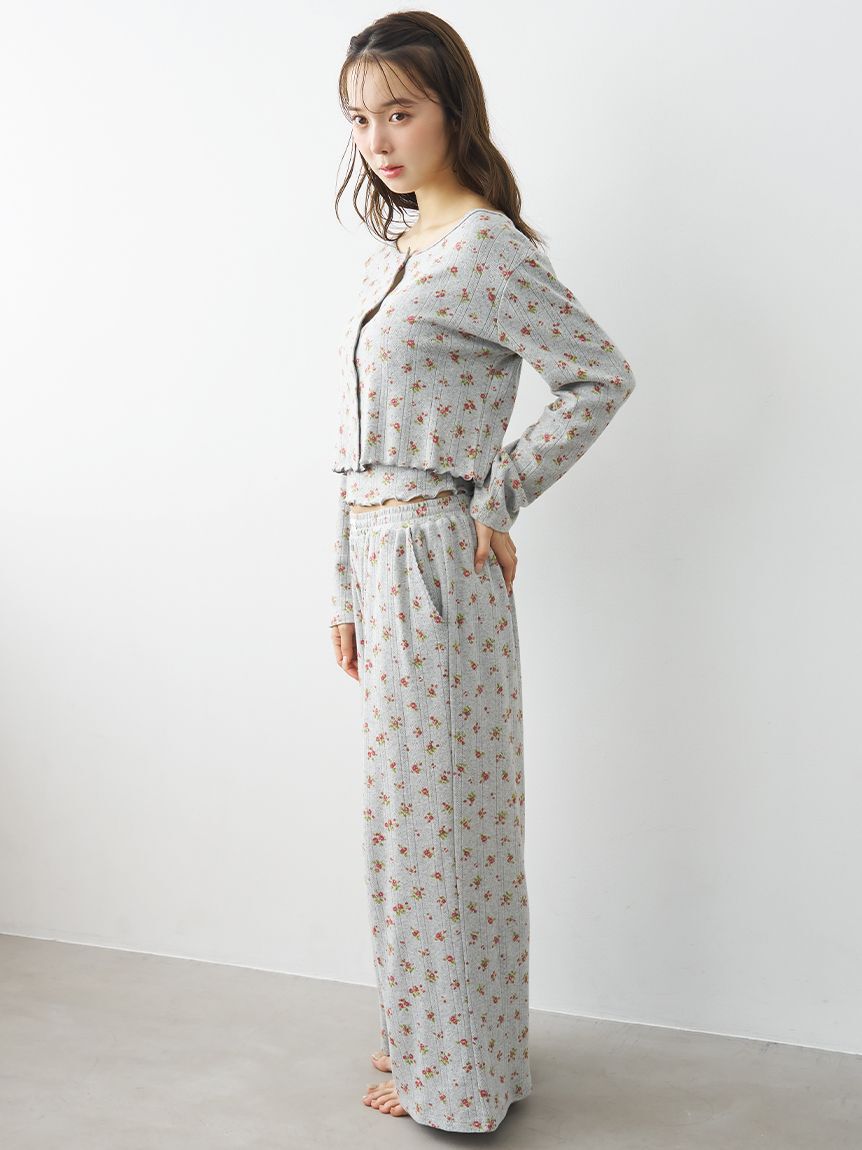 SNIDEL HOME「ポインテールプリントロングパンツ」|ルームウェア|