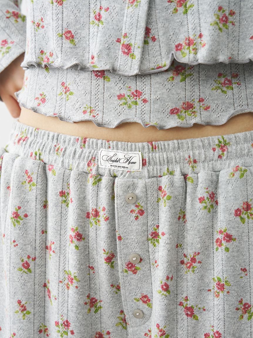 SNIDEL HOME「ポインテールプリントロングパンツ」|ルームウェア|