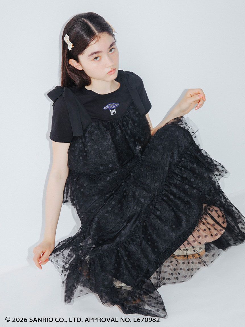 FURFUR「【シナモロール】ラインストーンTシャツ」|Tシャツ・カットソー|