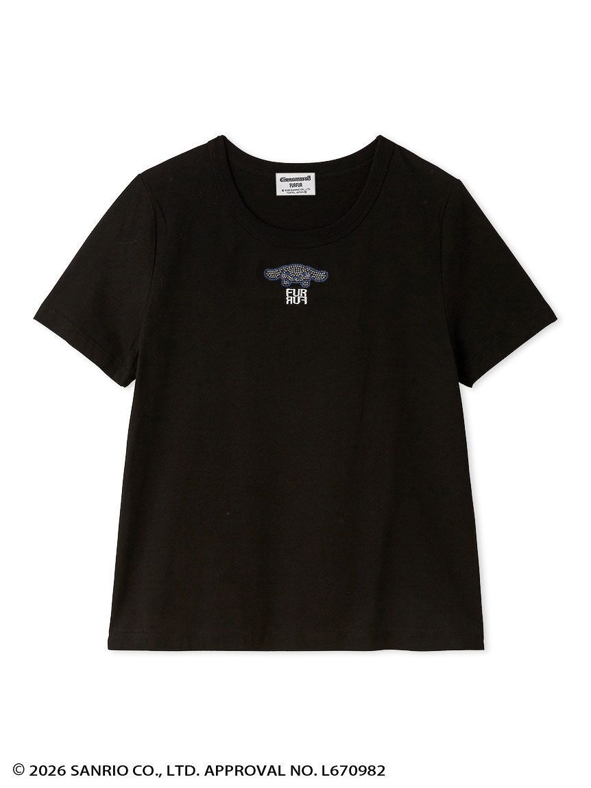 FURFUR「【シナモロール】ラインストーンTシャツ」|Tシャツ・カットソー|