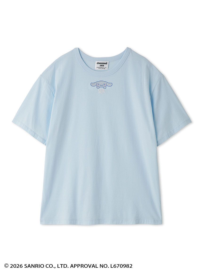FURFUR「【シナモロール】ラインストーンTシャツ」|Tシャツ・カットソー|