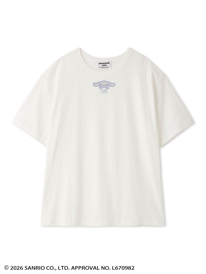 FURFUR「【シナモロール】ラインストーンTシャツ」|Tシャツ・カットソー|