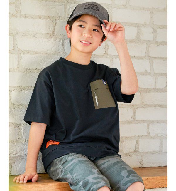 ikka kids「リネンライク刺繍ロゴメッシュキャップ」|その他|
