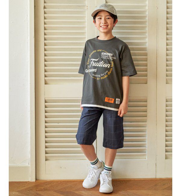 ikka kids「リネンライク刺繍ロゴメッシュキャップ」|その他|