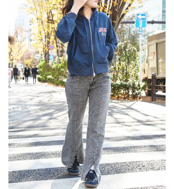 VENCE share style「ダブルジップパーカー」|スウェット・ジャージ|