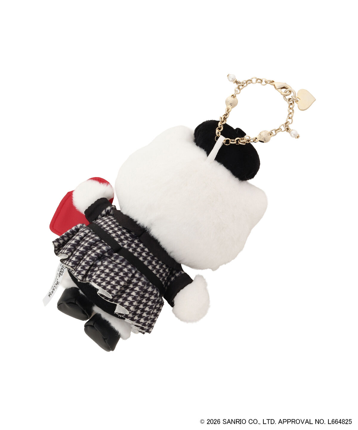 Samantha Thavasa「「ハローキティ」コレクション ぬいぐるみチャーム（ブラック）」|チャーム・キーホルダー|