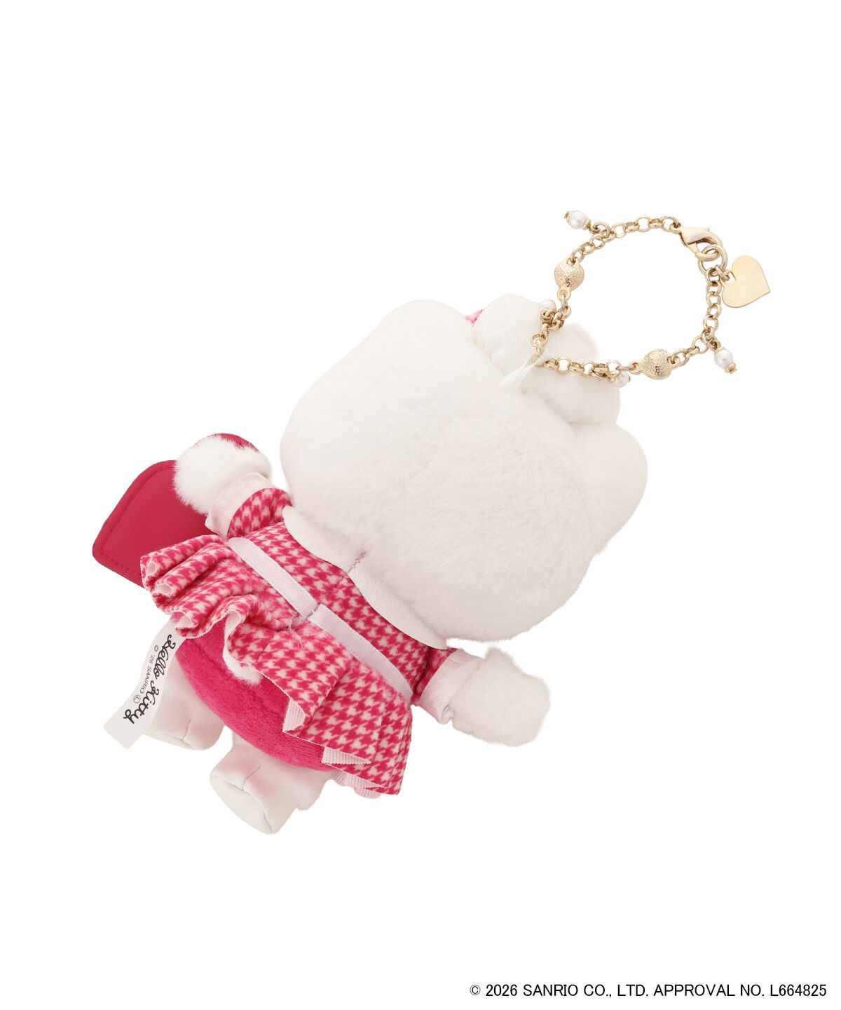 Samantha Thavasa「「ハローキティ」コレクション ぬいぐるみチャーム（ブラック）」|チャーム・キーホルダー|