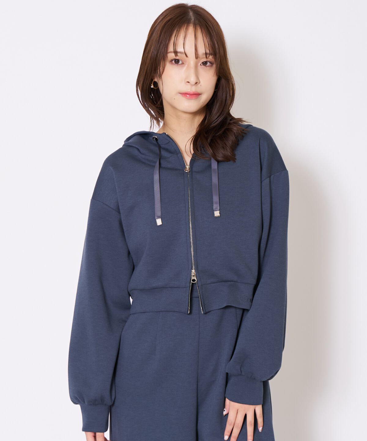 アンドクチュール「刺繍パーカー&times;オールインワン」|オールインワン|