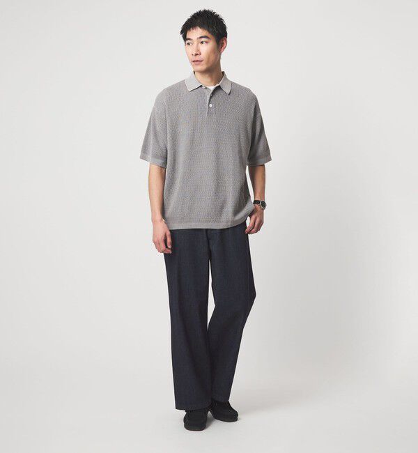 UNITED ARROWS green label relaxing「ウォッシュド ワイド デニムパンツ」|デニム|
