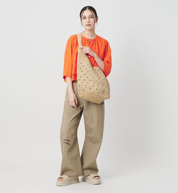 BEAUTY&YOUTH UNITED ARROWS「ラフィア ドット ワンショルダーバッグ」|ショルダー・メッセンジャー|