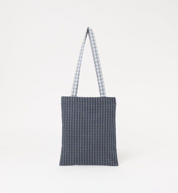 STEVEN ALAN「＜Steven Alan＞チェック ポケット トートバッグ」|トートバッグ|