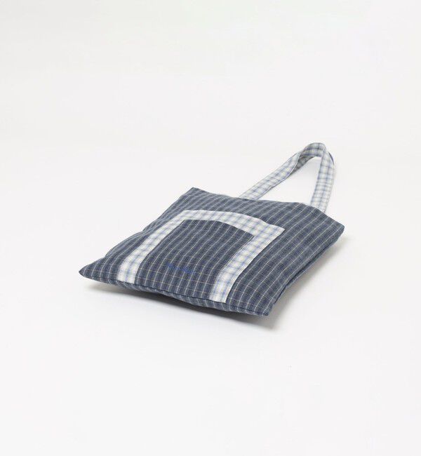 STEVEN ALAN「＜Steven Alan＞チェック ポケット トートバッグ」|トートバッグ|
