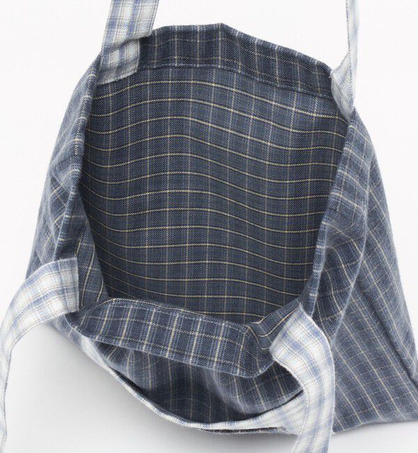 STEVEN ALAN「＜Steven Alan＞チェック ポケット トートバッグ」|トートバッグ|