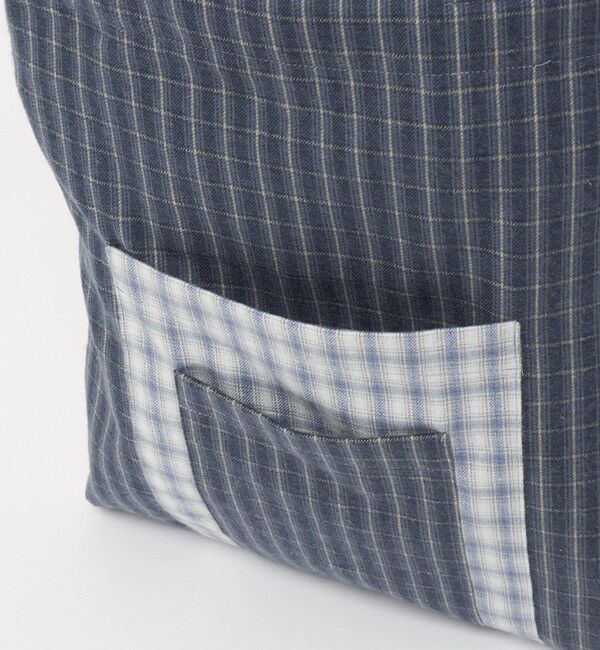 STEVEN ALAN「＜Steven Alan＞チェック ポケット トートバッグ」|トートバッグ|