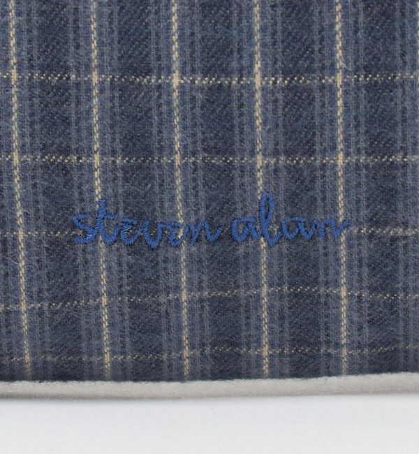 STEVEN ALAN「＜Steven Alan＞チェック ポケット トートバッグ」|トートバッグ|