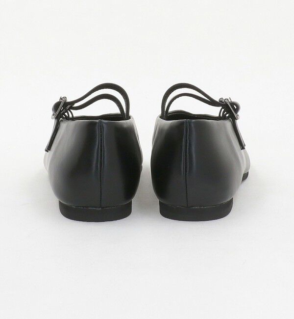 BEAUTY&YOUTH UNITED ARROWS「レザーライク Wベルト フラットシューズ」|ローファー|