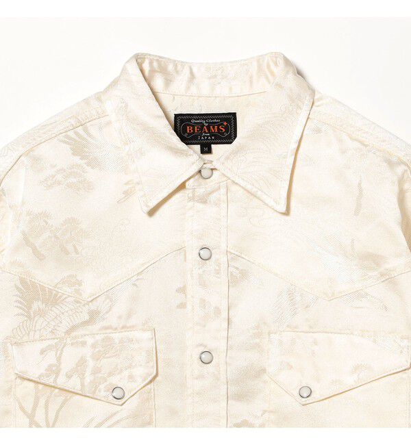BEAMS PLUS「Western Shirt Jacquard」|シャツ・ブラウス|