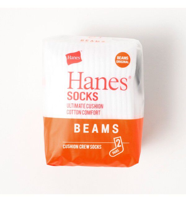 BEAMS「BEAMS｜【別注】Hanes / Mix 2paies Pack Socks」|ソックス|