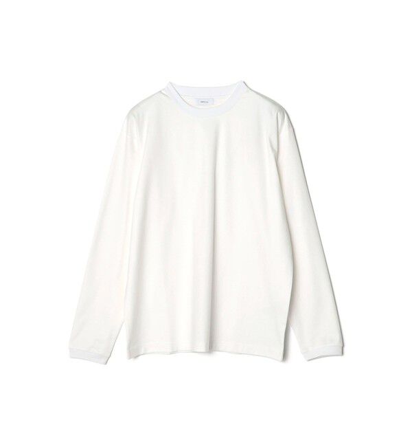 SHIPS any「SHIPS any: スムースコットン クルーネック Tシャツ (ロンT)◆」|Tシャツ・カットソー|