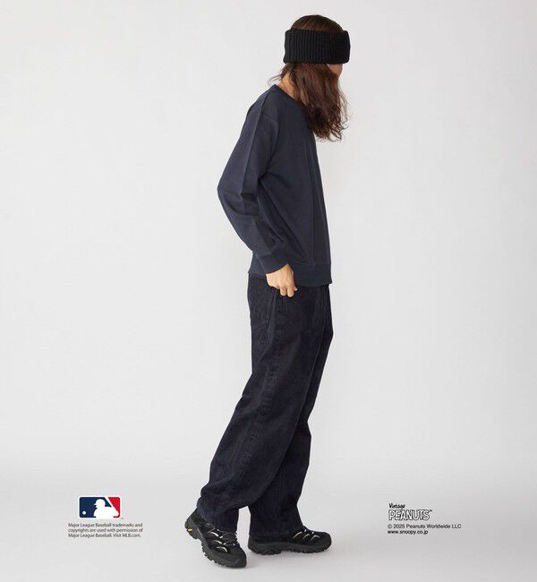 SHIPS「【WEB限定】SHIPS: VINTAGE PEANUTS&times;MLB プリント クルーネック スウェット」|スウェット・ジャージ|