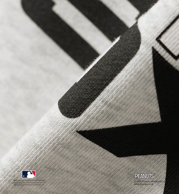 SHIPS KIDS「130～170cm / PEANUTS&times;MLB プリント スウェット」|スウェット・ジャージ|