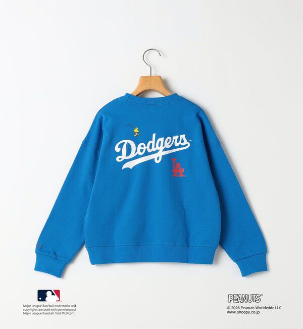 SHIPS KIDS「130～170cm / PEANUTS&times;MLB プリント スウェット」|スウェット・ジャージ|