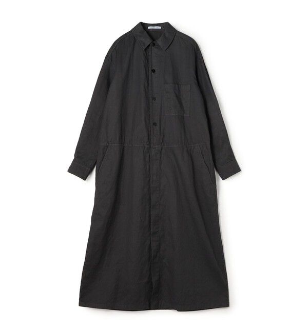 GALERIE VIE「ピースダイコットンギャバジン シャツワンピース」|ワンピース|17 チャコールグレー