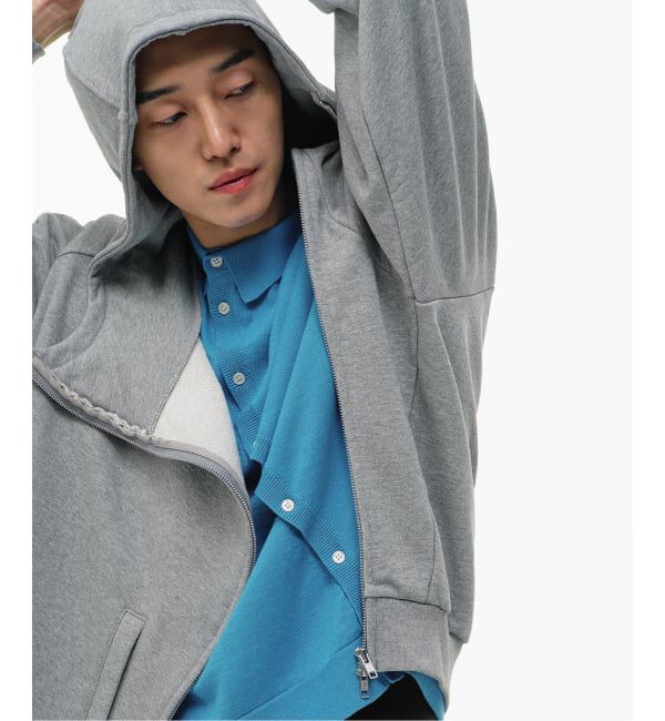 JOINT WORKS「GOAT ESSENCE / ゴートエッセンス CURVED-ZIP HOODIE」|パーカー|