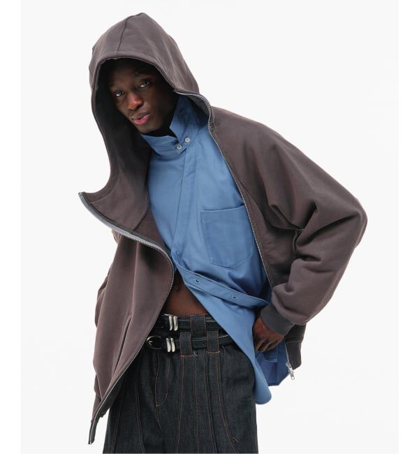 JOINT WORKS「GOAT ESSENCE / ゴートエッセンス CURVED-ZIP HOODIE」|パーカー|