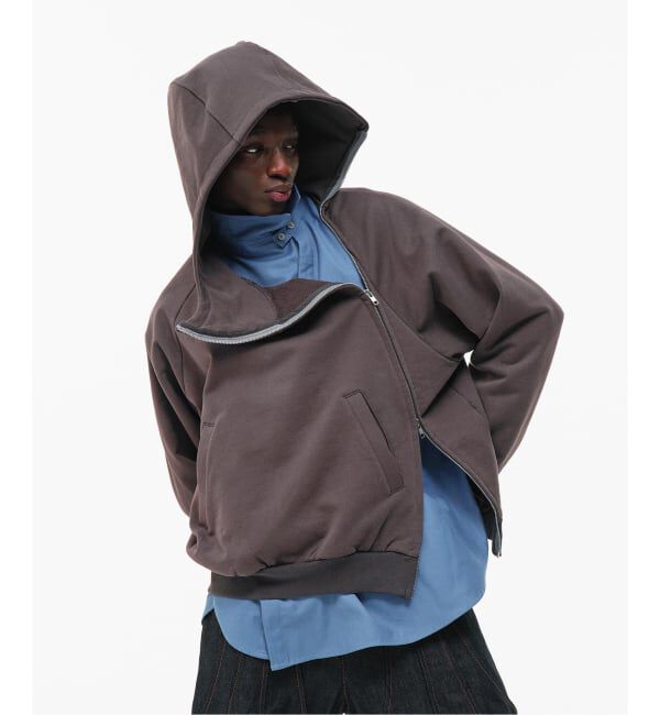 JOINT WORKS「GOAT ESSENCE / ゴートエッセンス CURVED-ZIP HOODIE」|パーカー|