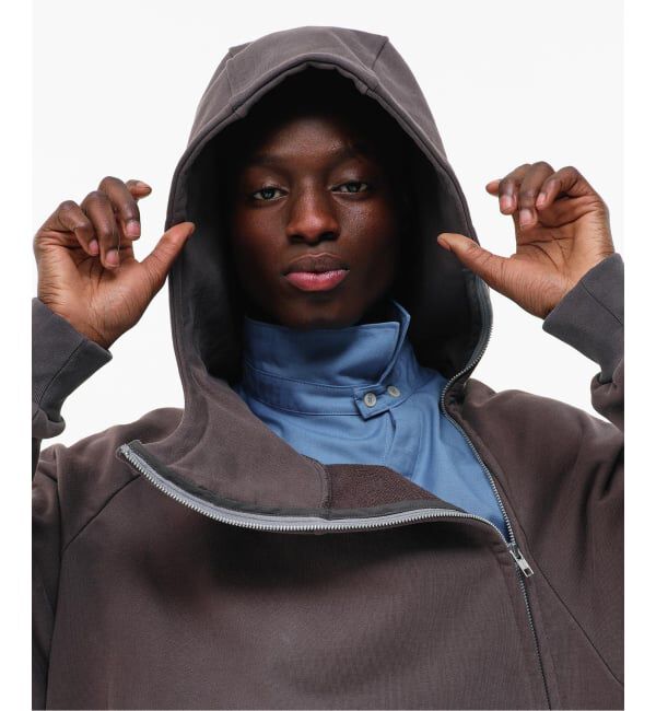 JOINT WORKS「GOAT ESSENCE / ゴートエッセンス CURVED-ZIP HOODIE」|パーカー|