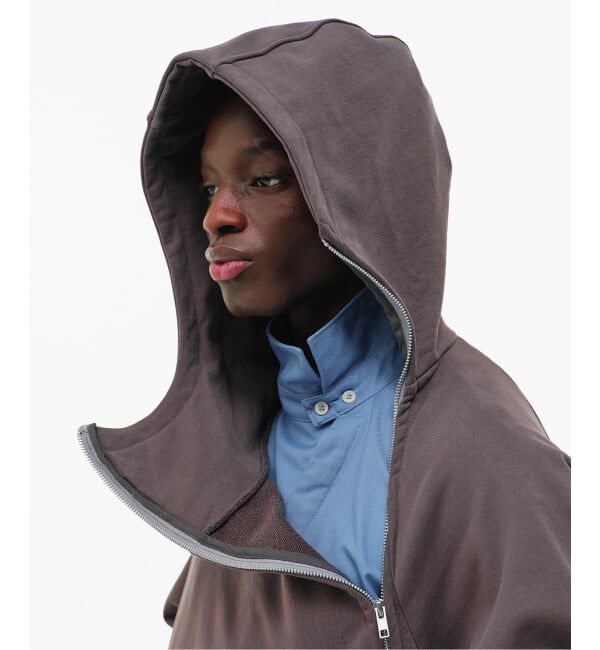 JOINT WORKS「GOAT ESSENCE / ゴートエッセンス CURVED-ZIP HOODIE」|パーカー|