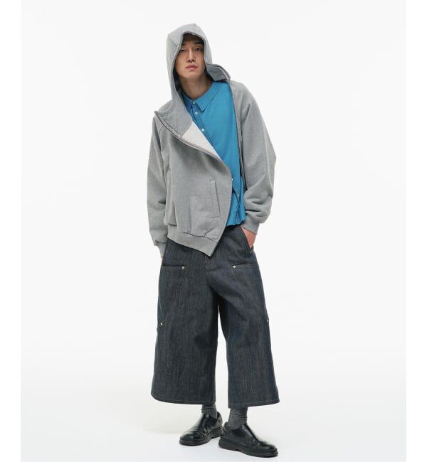 JOINT WORKS「GOAT ESSENCE / ゴートエッセンス CURVED-ZIP HOODIE」|パーカー|