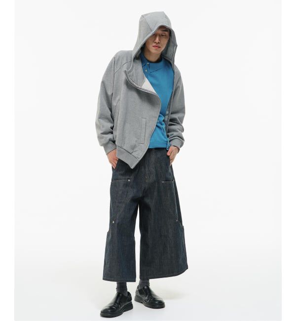 JOINT WORKS「GOAT ESSENCE / ゴートエッセンス CURVED-ZIP HOODIE」|パーカー|