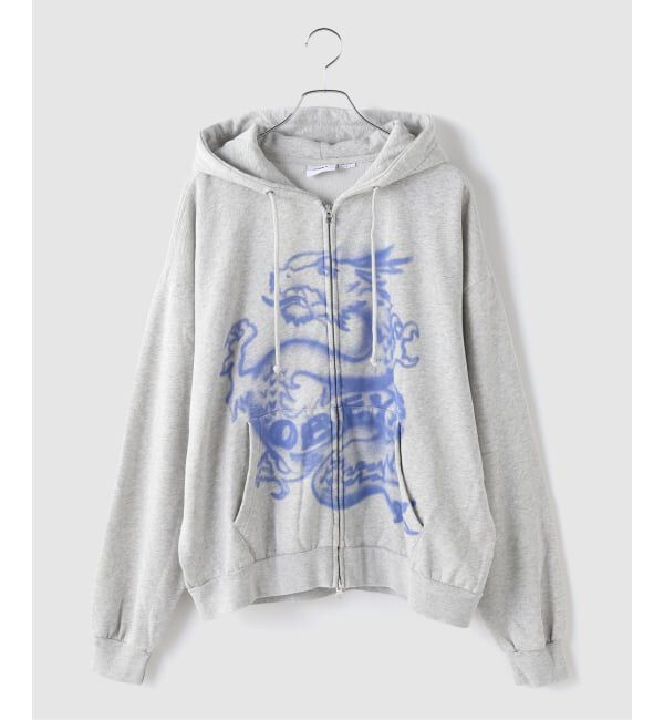 JOINT WORKS「OBEY / オベイ DRACO ZIP HOOD」|パーカー|グレー
