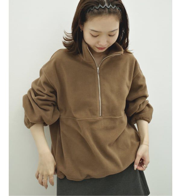 SLOBE IENA「《予約》Plus by ONIT/オニット SLOBE別注 フリースハーフジップブルゾン 26AW-SL02」|その他|
