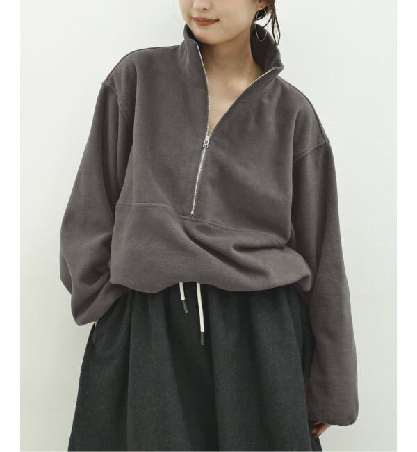 SLOBE IENA「《予約》Plus by ONIT/オニット SLOBE別注 フリースハーフジップブルゾン 26AW-SL02」|その他|