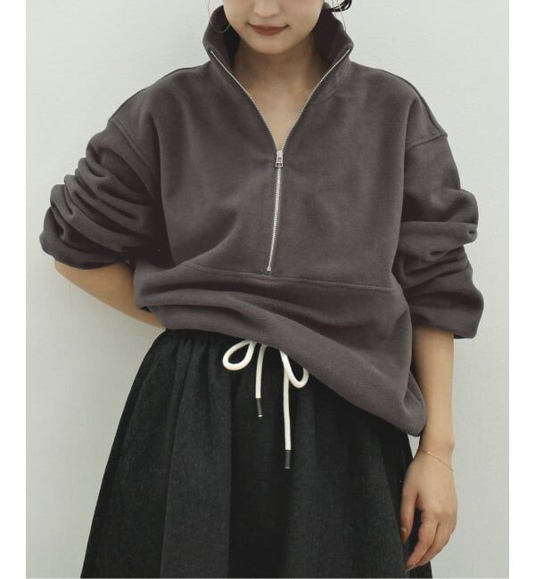 SLOBE IENA「《予約》Plus by ONIT/オニット SLOBE別注 フリースハーフジップブルゾン 26AW-SL02」|その他|