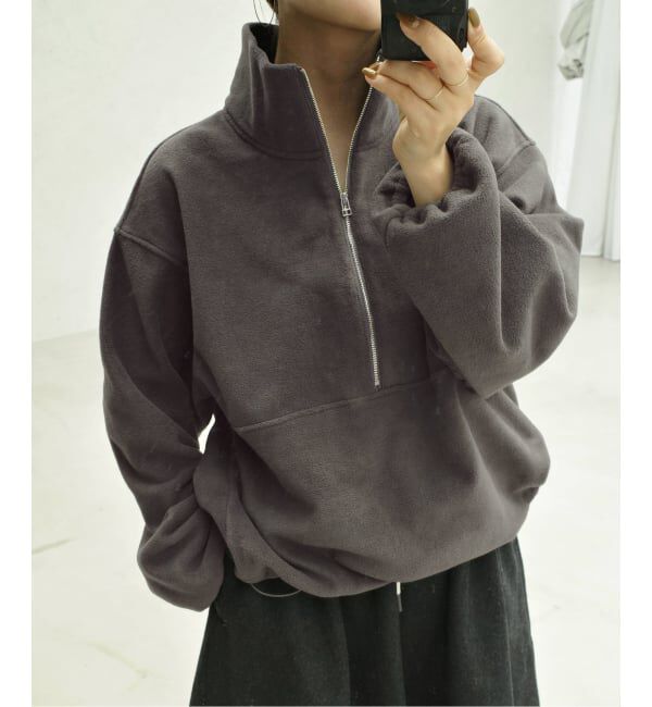 SLOBE IENA「《予約》Plus by ONIT/オニット SLOBE別注 フリースハーフジップブルゾン 26AW-SL02」|その他|