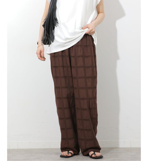 JOURNAL STANDARD relume「スクエアエンブロイダリーパンツ」|スラックス|