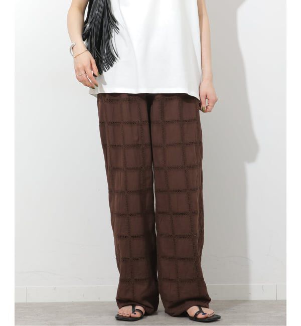 JOURNAL STANDARD relume「スクエアエンブロイダリーパンツ」|スラックス|