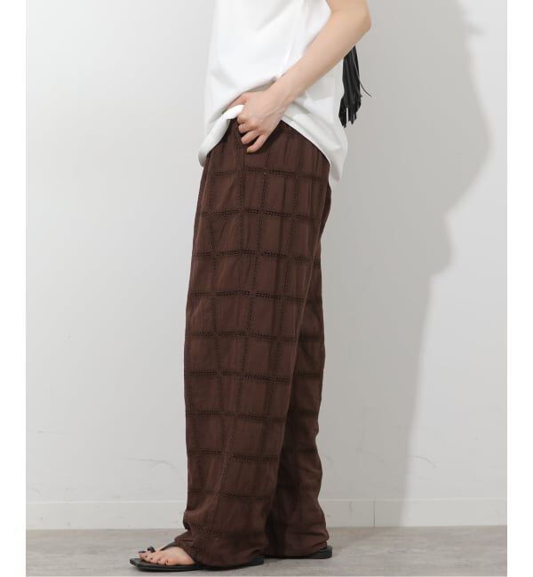 JOURNAL STANDARD relume「スクエアエンブロイダリーパンツ」|スラックス|