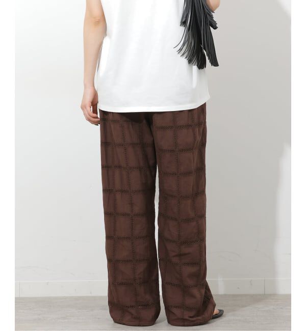 JOURNAL STANDARD relume「スクエアエンブロイダリーパンツ」|スラックス|